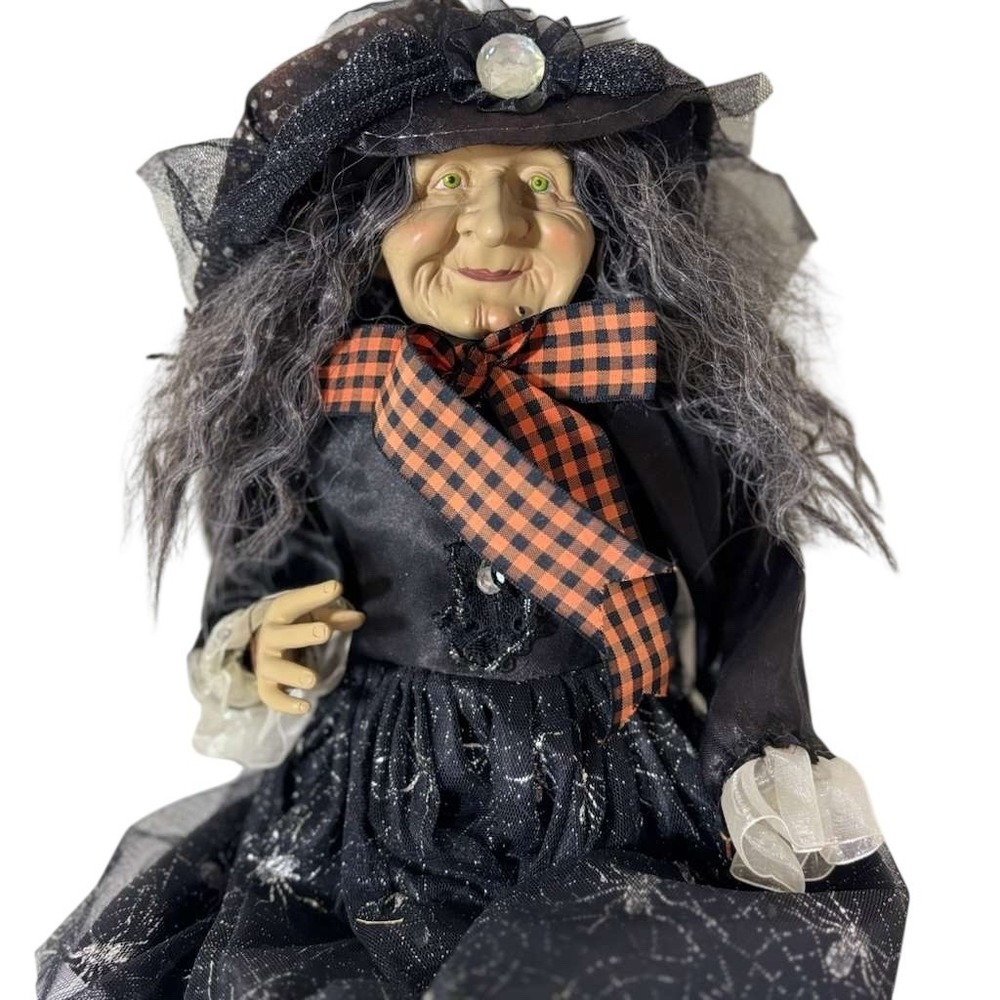 Halloween Witch Decor 24" Tabletop Display  Weighted Shelf Sitter - Read DESC. - Picture 2 of 9